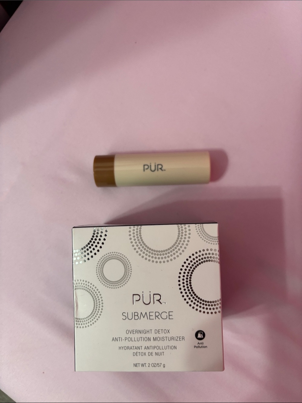 PÜR Submerge Overnight Detox Moisturizer & Silky Tint Stick: in Bronze Babe